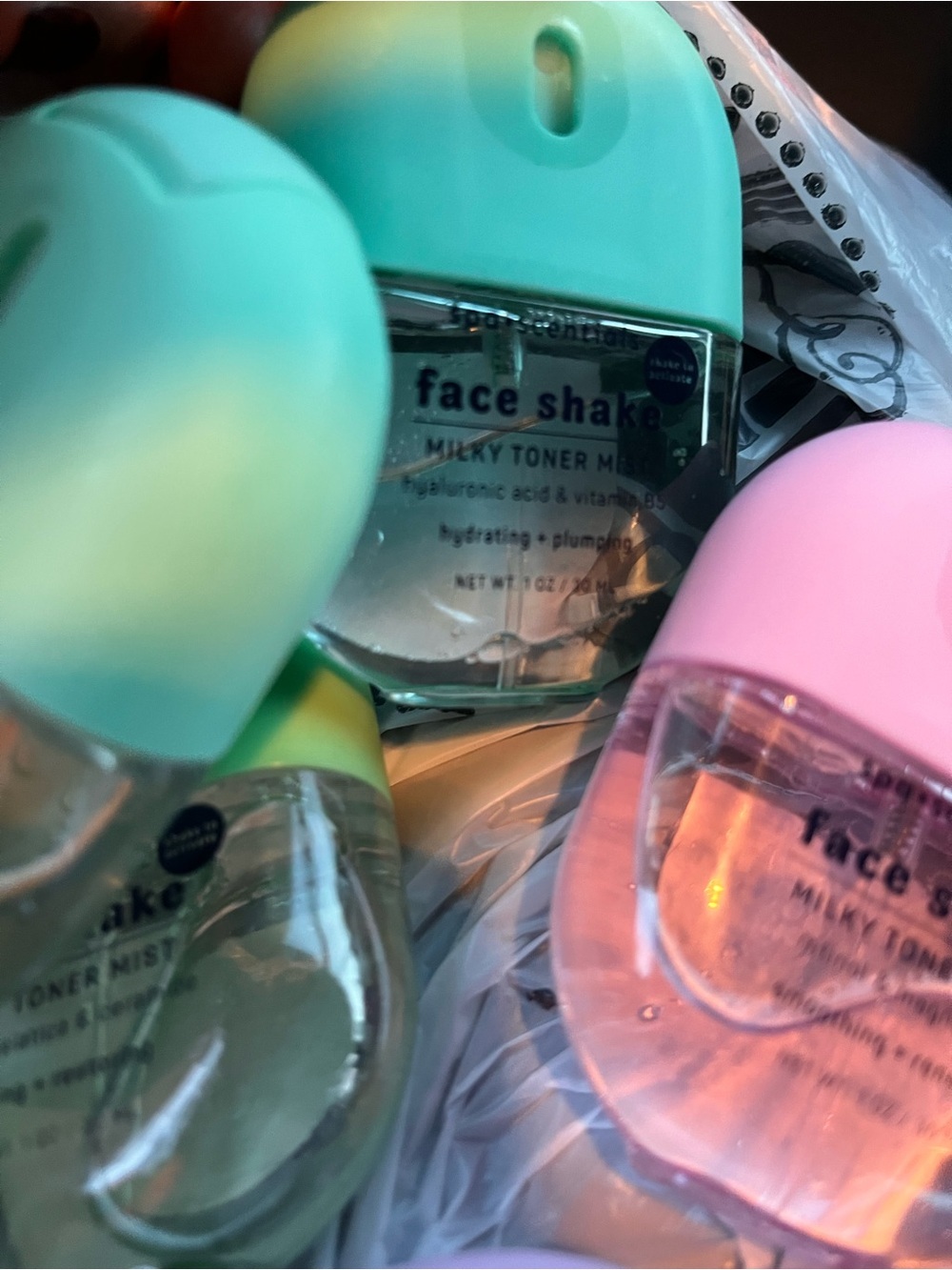 4 FACE SHAKE spa Scentials Milky Toner Mist set VIRAL TIkTok - Picture 5 of 8